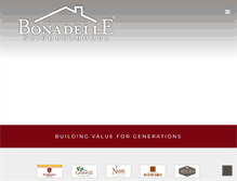 Tablet Screenshot of bonadelle.com